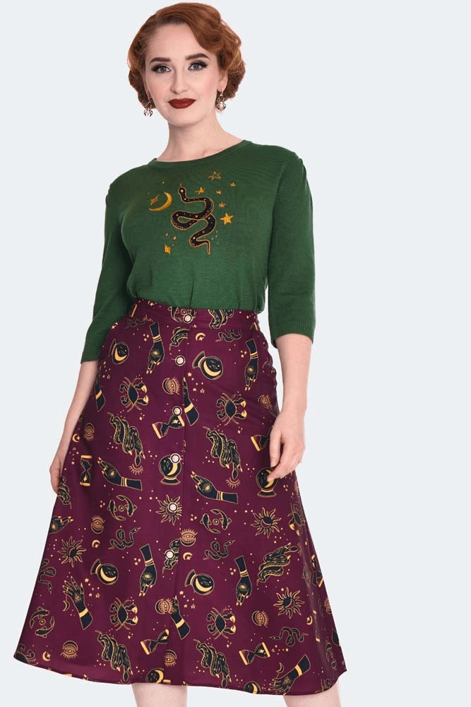 BettyliciousUK Mystic Flare Skirt by Voodoo Vixen